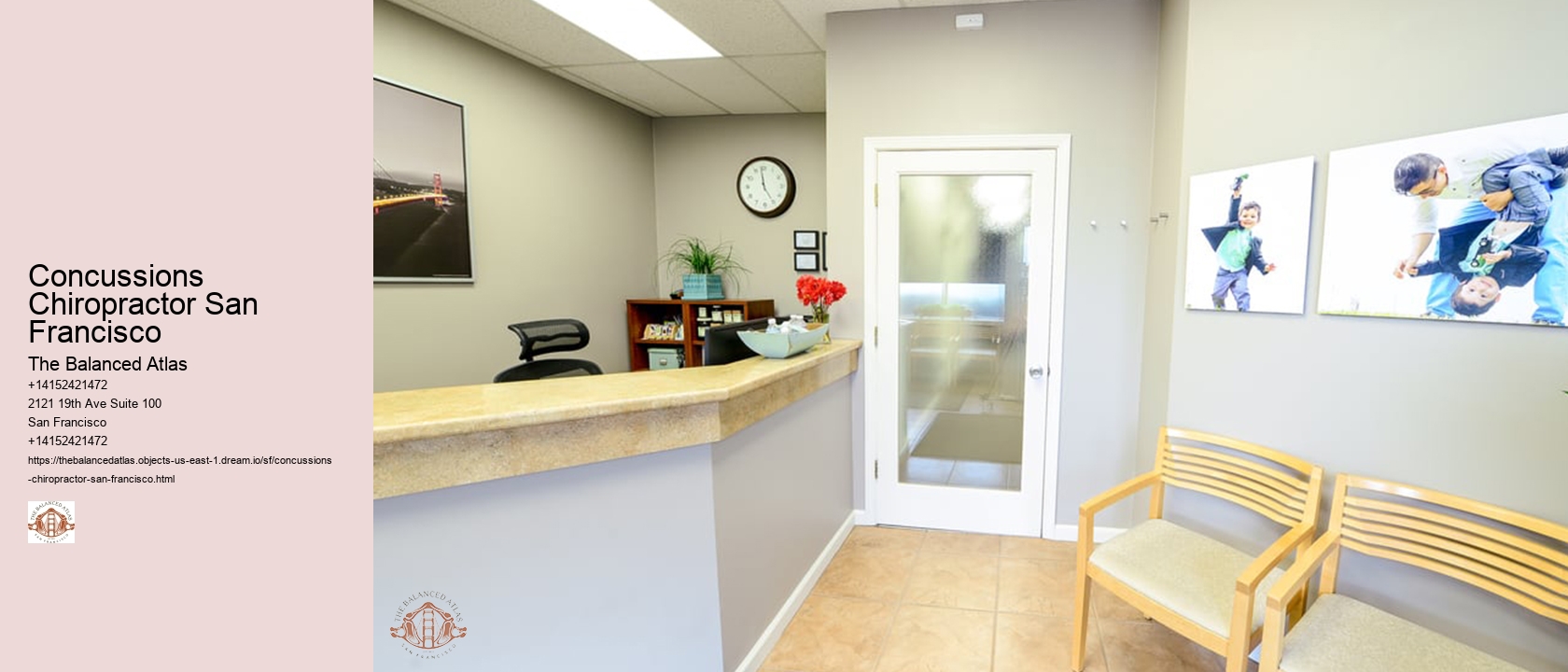Concussions Chiropractor San Francisco